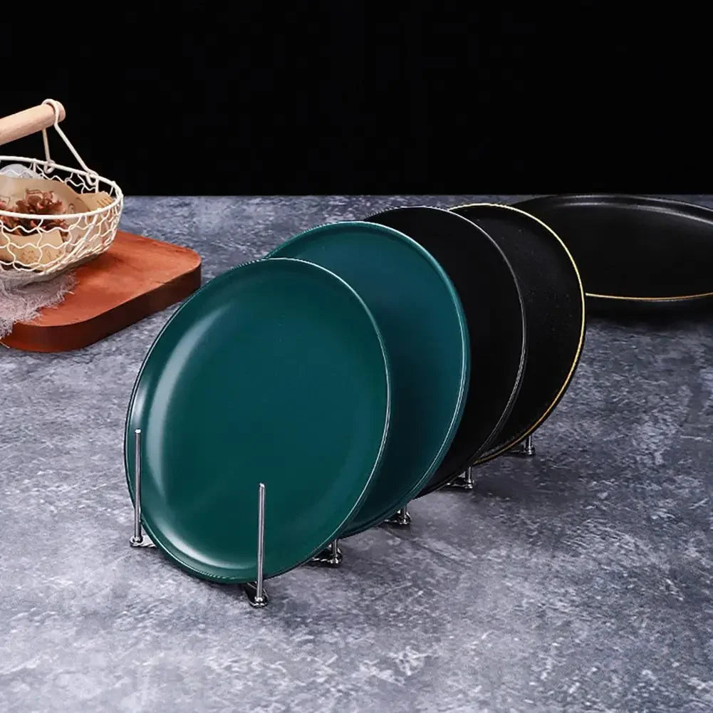 Stainless Steel Pot Lid Holder Retractable Space Saving Multifunctional Dish Plate Bowl Organizer Storage Rack Kitchen Supplies