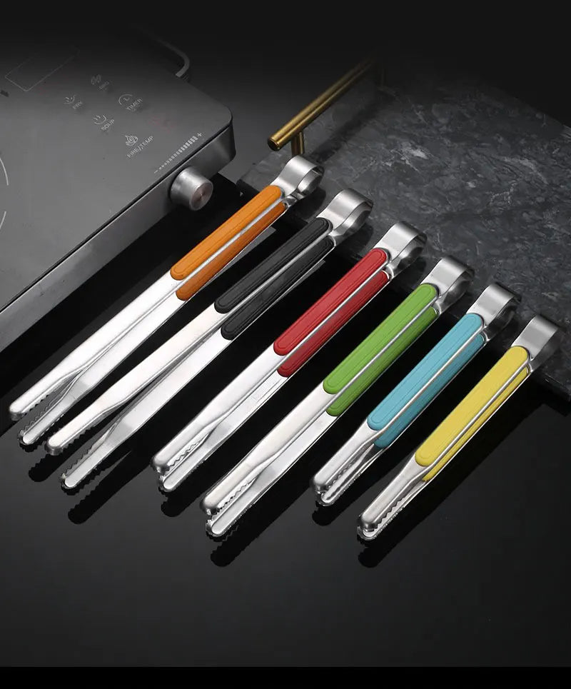 Korean Barbecue Clip Barbecue Clip Food Clip Stainless Steel Barbecue Clip Thickened Buffet Strawberry Clip Bread Commercial