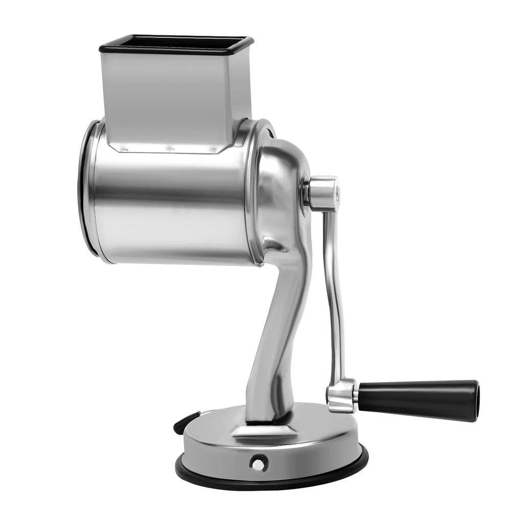 Rotary Grater W/5 Blades Stainless Steel Manual Grinder Vegetable Slicer Peanut Nuts Grinder Cheese Vegetable Shredder
