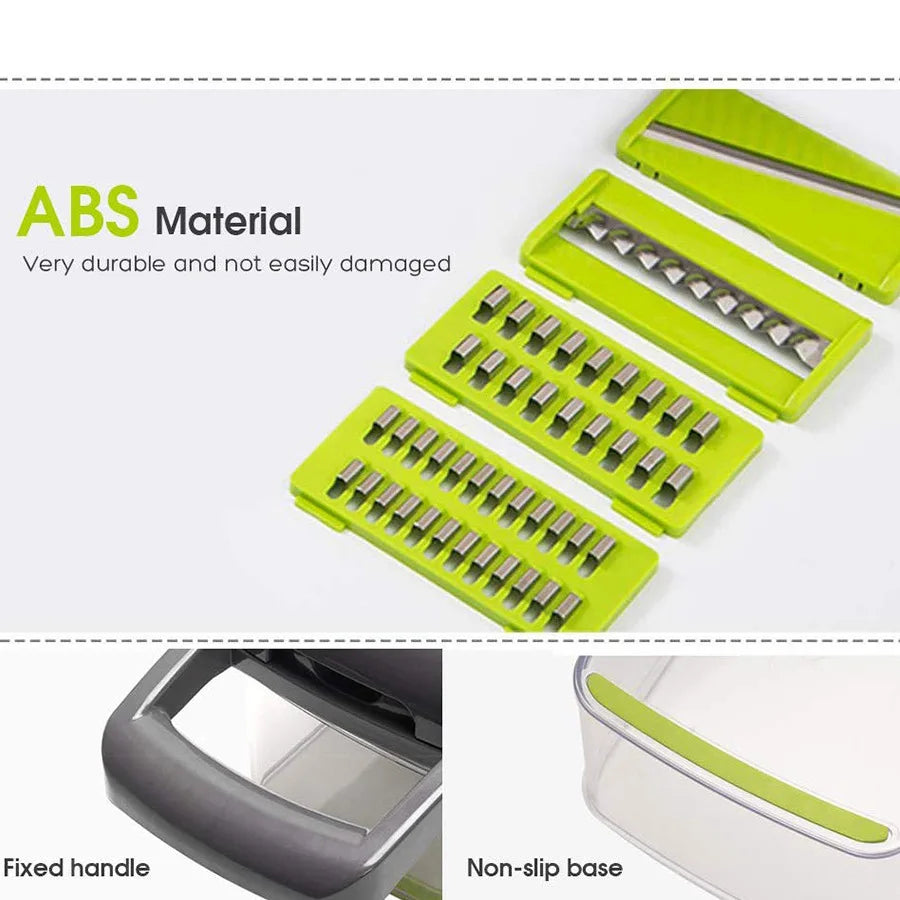 Multifunctional Vegetable Cutter Household Shredder Dicing Machine Kitchen Grater Slicer