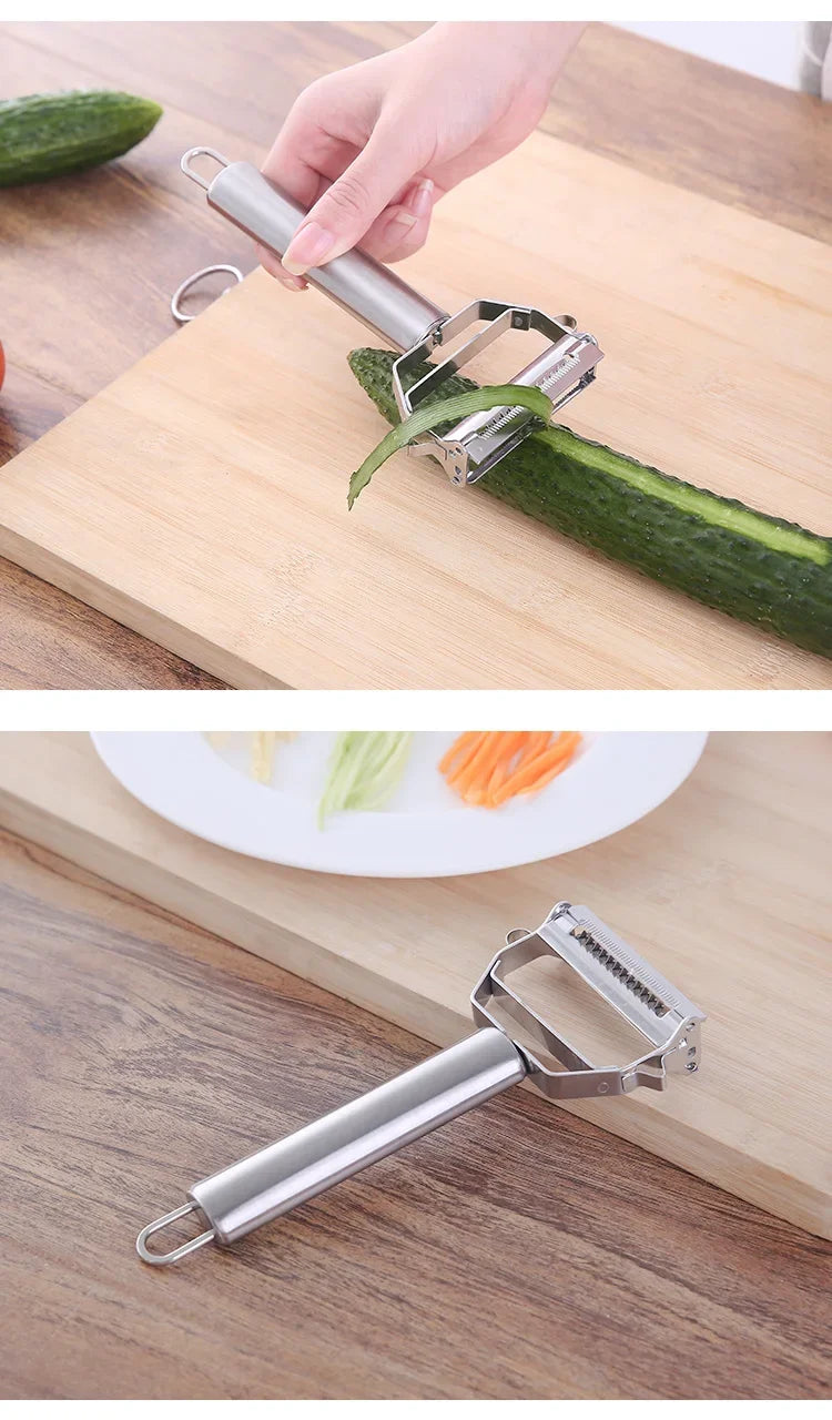 Multifunctional fruit and vegetable peeler 304 stainless steel kitchen tools grater melon grater peeler potato carrot shredder