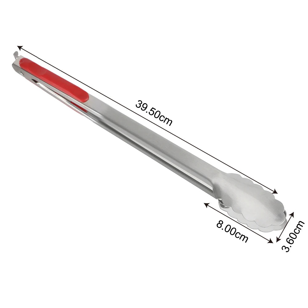 Kitchen Tools Cooking Tools Salad Food Clip BBQ Tongs Stainless Steel Grill Tools