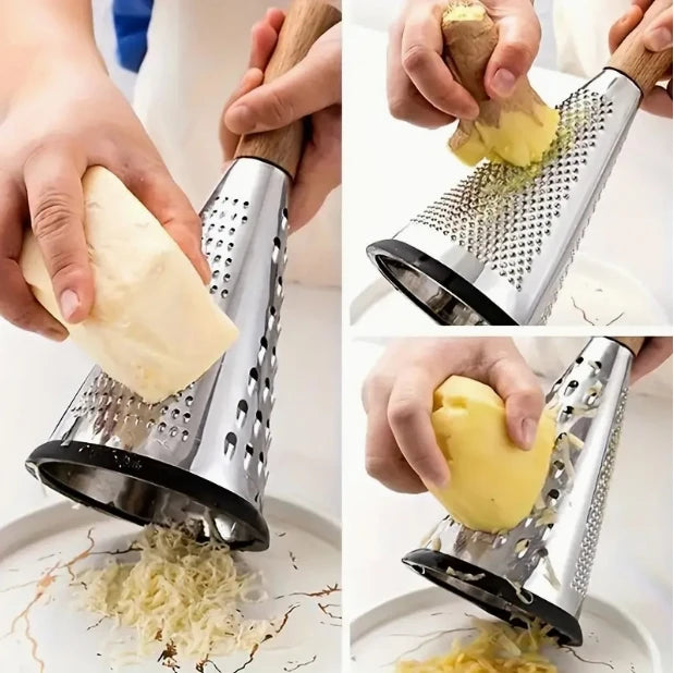 1pc Kitchen Tools Grater Household Cone Melon Slicer Vegetable Slicer Cheese Slicer Multi Functional Slicer Vegetables Graters