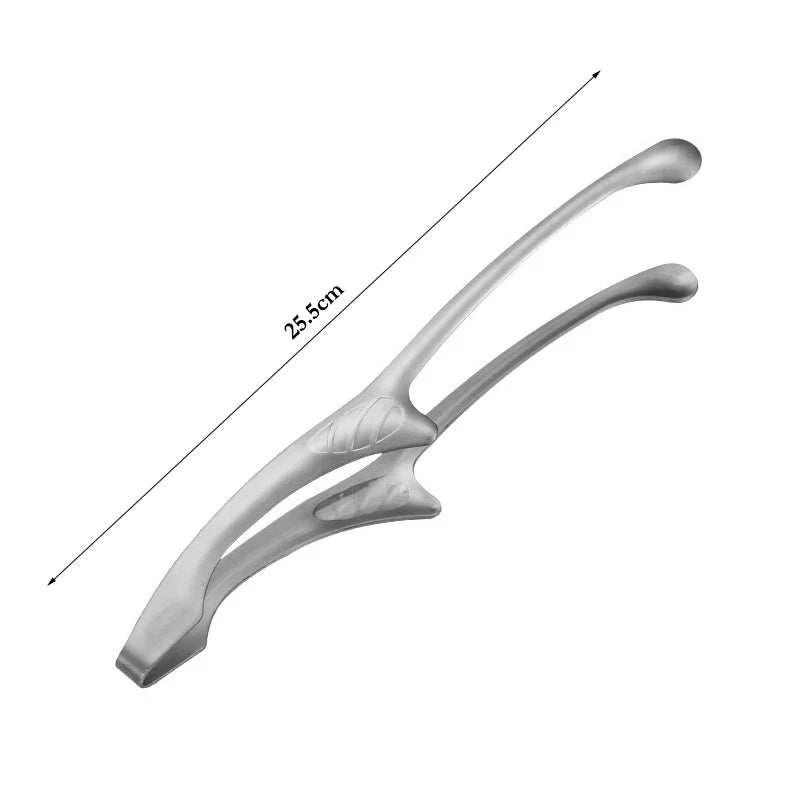 304 Stainless Steel Grill Tongs Korean BBQ Tongs Kitchen Tweezers Long Barbecue Meat Food Tongs Steak Clips Kitchen Accessories
