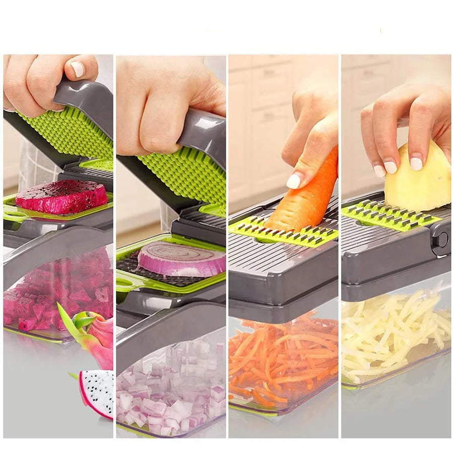Multifunctional Vegetable Cutter Household Shredder Dicing Machine Kitchen Grater Slicer