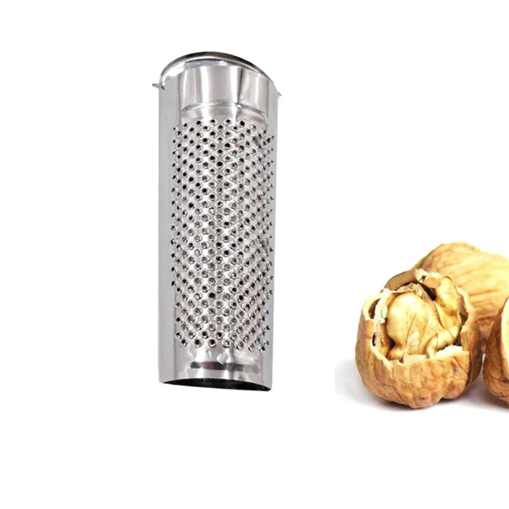 Stainless Steel Versatile Hand Held Nutmeg Citrus Ginger Grater Multifunctional Ginger Garlic Nut Planer Kitchen Accessories