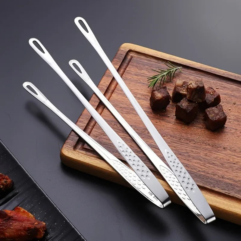 Kitchen Food Tongs 304 Stainless Steel Barbecue Tongs Clip BBQ Grill Meat Tongs Cooking Tweezers for Food Utensils Kitchen Tools