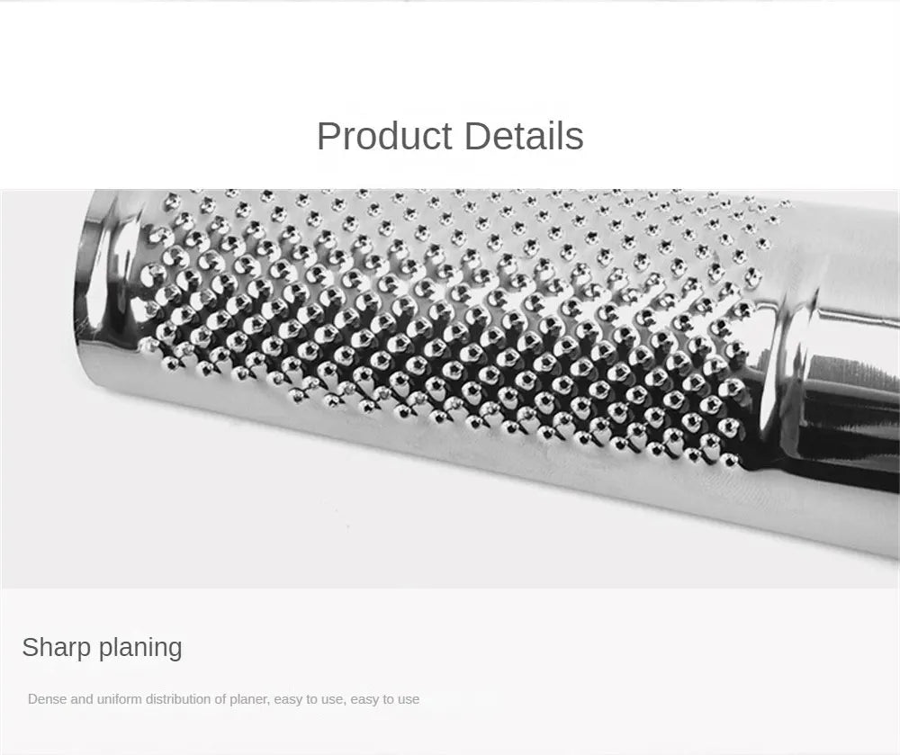 Stainless Steel Versatile Hand Held Nutmeg Citrus Ginger Grater Multifunctional Ginger Garlic Nut Planer Kitchen Accessories