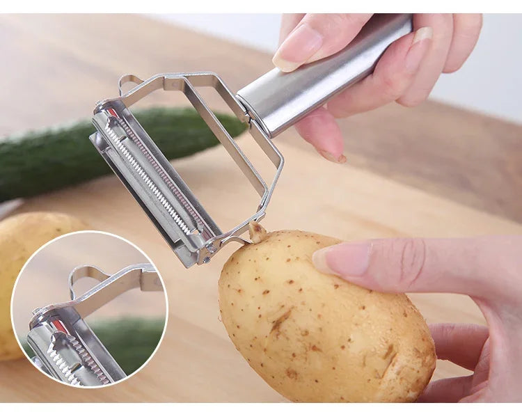 Multifunctional fruit and vegetable peeler 304 stainless steel kitchen tools grater melon grater peeler potato carrot shredder