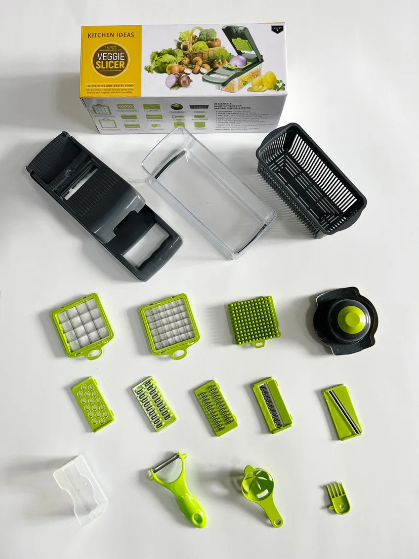 Multifunctional Vegetable Cutter Household Shredder Dicing Machine Kitchen Grater Slicer