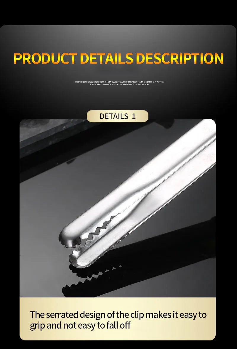 Korean Barbecue Clip Barbecue Clip Food Clip Stainless Steel Barbecue Clip Thickened Buffet Strawberry Clip Bread Commercial