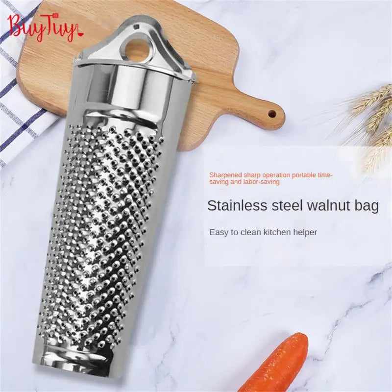 Stainless Steel Versatile Hand Held Nutmeg Citrus Ginger Grater Multifunctional Ginger Garlic Nut Planer Kitchen Accessories