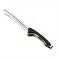 1pc Stainless Steel Barbecue Tongs, Anti-scald and Anti-slip, Bright Korean Food Tongs, Steak Tongs, Buffet Restaurant Tongs