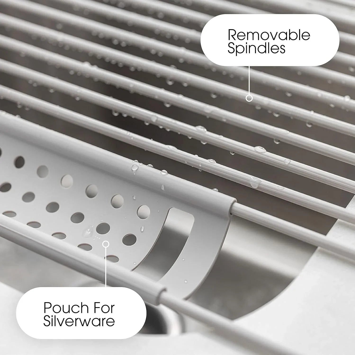 304 Stainless Kitchen Foldable Sink Plate Storage Bowl Holder Kitchen Dish Drying Rack Dish Drainer Shelf Kitchen Accessories