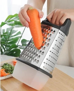 4 Sided Blade Cheese Vegetables Grater Cucumber Slicer Cutter Box Grater Stainless Steel Melon Grater Cutter Potato Grater