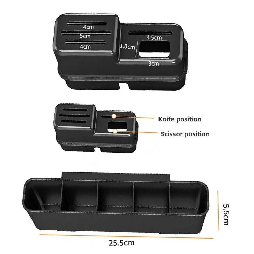 2-Tier Dish Drying Rack with Cutlery Holder, Carbon Steel & Plastic, Easy Install Over Sink Drainer, Sturdy Water Dish Storage