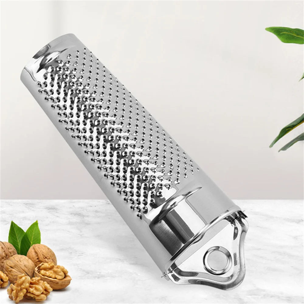 Stainless Steel Versatile Hand Held Nutmeg Citrus Ginger Grater Multifunctional Ginger Garlic Nut Planer Kitchen Accessories