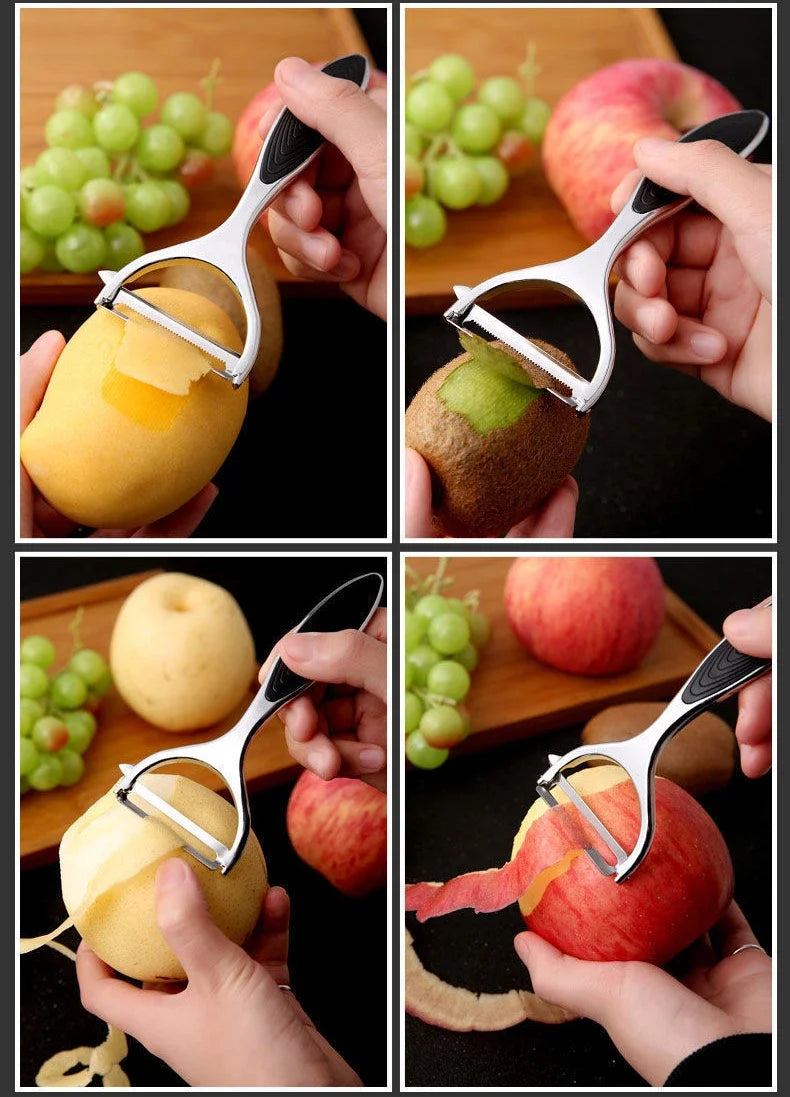 Stainless Steel Vegetable Peeler Potato Peeler Multifunctional Carrot Grater Fruit Tools Kitchen Accessories Gourmet Pelador Bar