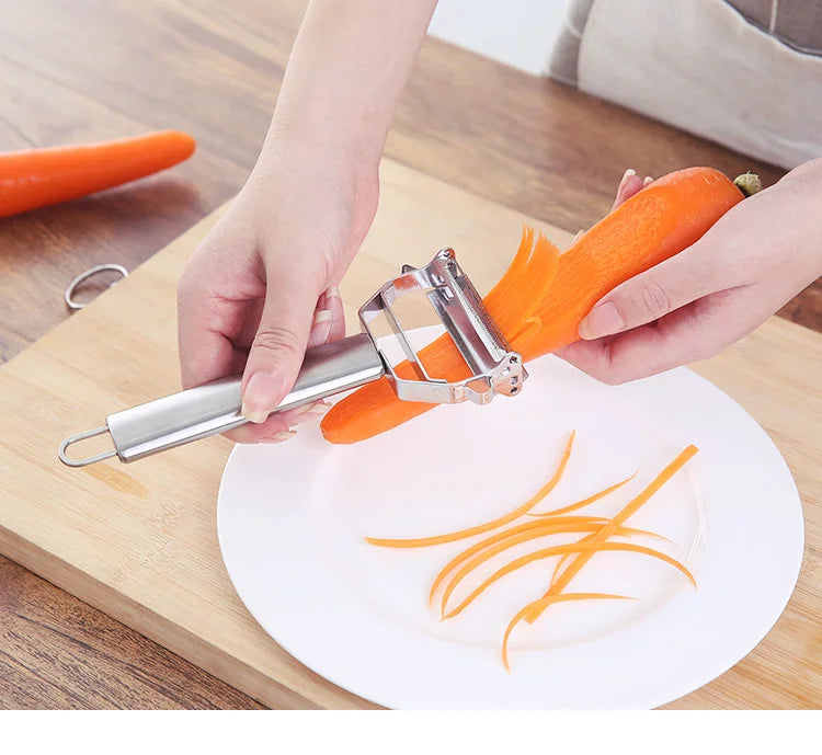 Multifunctional Stainless Steel  Kitchen Peeler Fruit Vegetable Potato Carrot Cucumber Grater Julienne Durable Vegetable Slicer