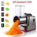 LMETJMA 250W 5 in 1 Electric Vegetable Slicer Shredder Automatic Salad Shooter Machine Cheese Grater Carrot Cabbage Cutter JT253