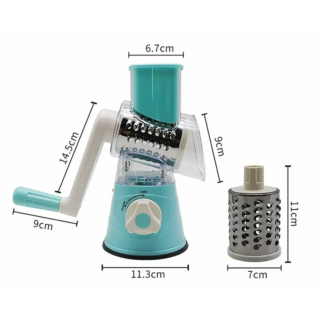 Household Multifunctional Roller Vegetable Cutter Hand Crank Kitchen Grater Cheese Peanut Cookie Chopper Tools