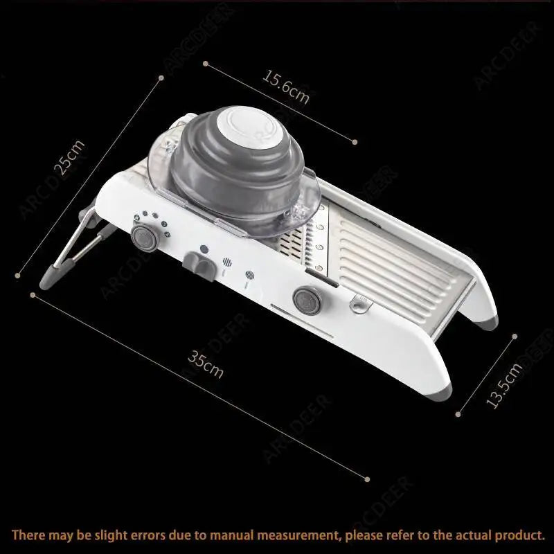 Manual Slicer 18 Type Adjustable Mandoline Cutter Multifunctional Vegetable Grater Stainless Steel Julienner Gadget Kitchen Tool