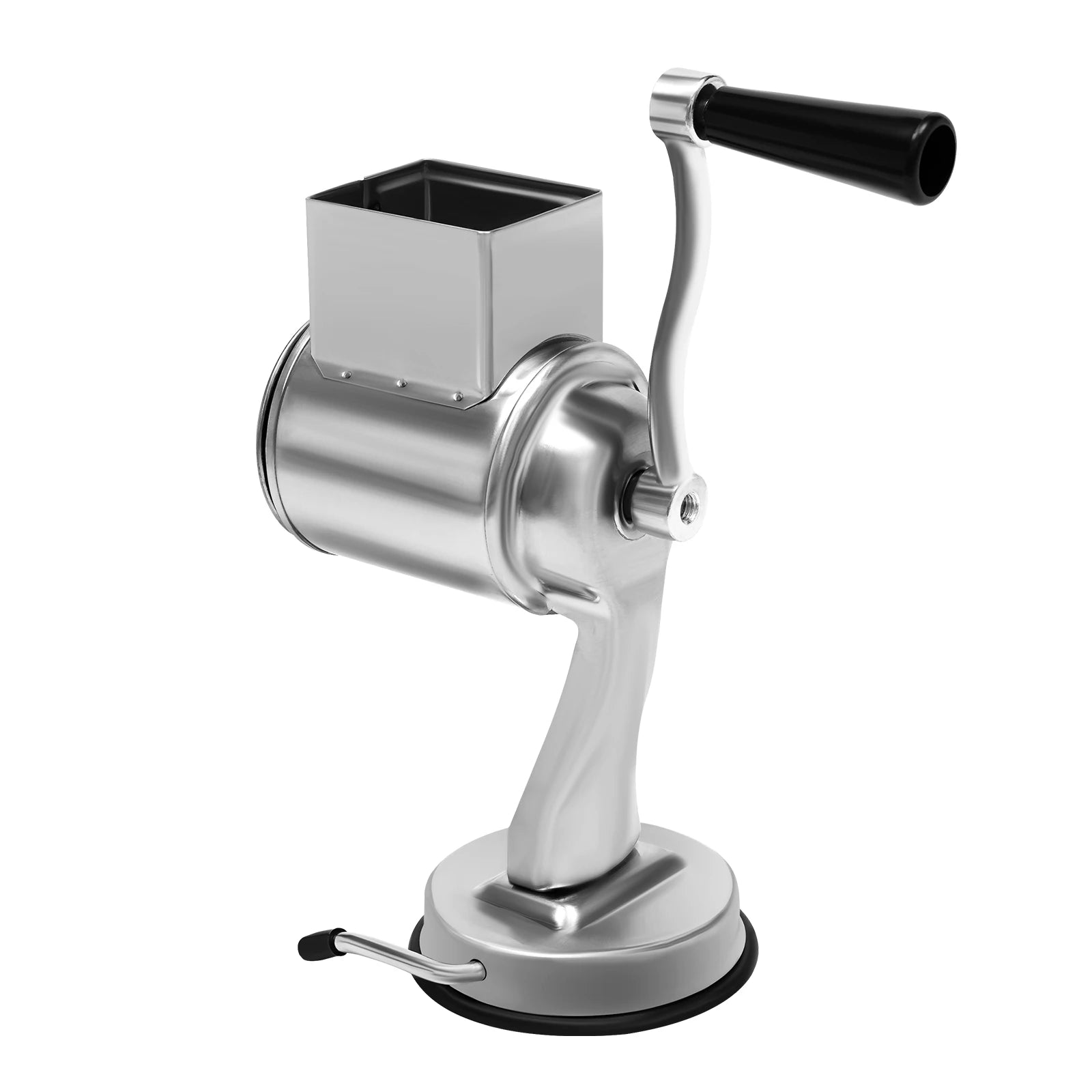 Rotary Grater W/5 Blades Stainless Steel Manual Grinder Vegetable Slicer Peanut Nuts Grinder Cheese Vegetable Shredder