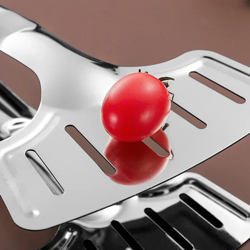 Stainless steel household barbecue tongs food tongs fried fish grilled fish tongs steak frying tongs kitchen tools