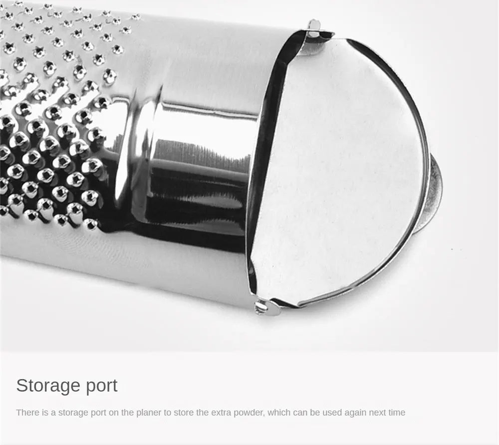 Stainless Steel Versatile Hand Held Nutmeg Citrus Ginger Grater Multifunctional Ginger Garlic Nut Planer Kitchen Accessories