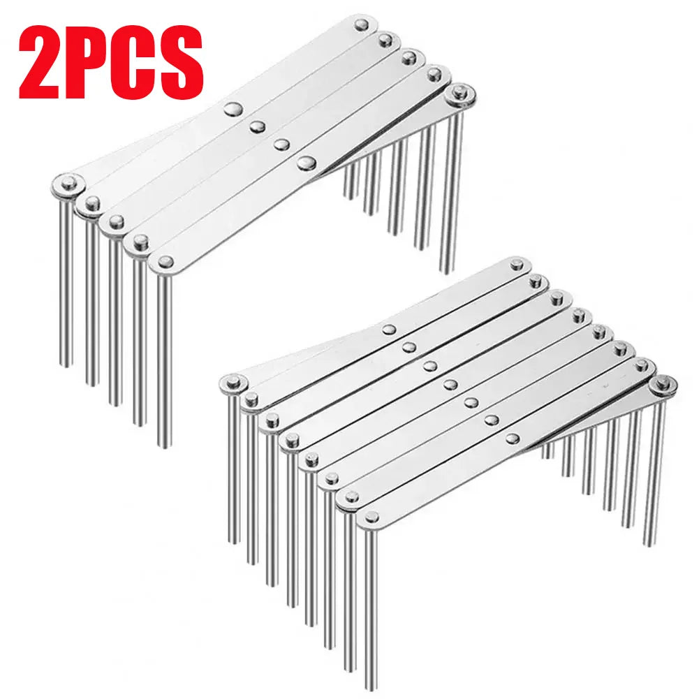 Stainless Steel Pot Lid Holder Retractable Space Saving Multifunctional Dish Plate Bowl Organizer Storage Rack Kitchen Supplies