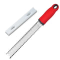 Stainless Steel Cheese Grater and Lemon Zester Gringer Cutter with Non-slip Comfort Handle with Cover