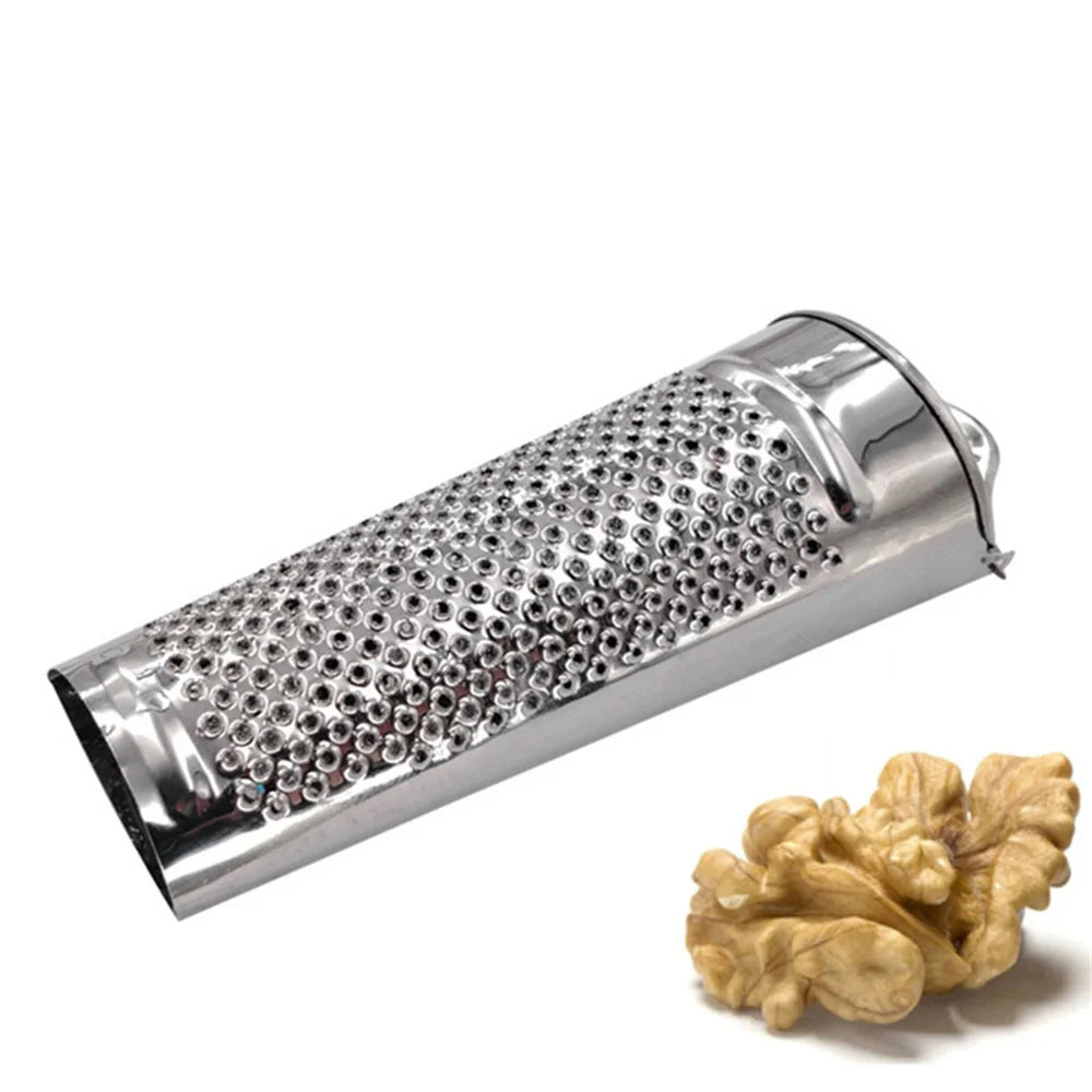 Stainless Steel Versatile Hand Held Nutmeg Citrus Ginger Grater Multifunctional Ginger Garlic Nut Planer Kitchen Accessories