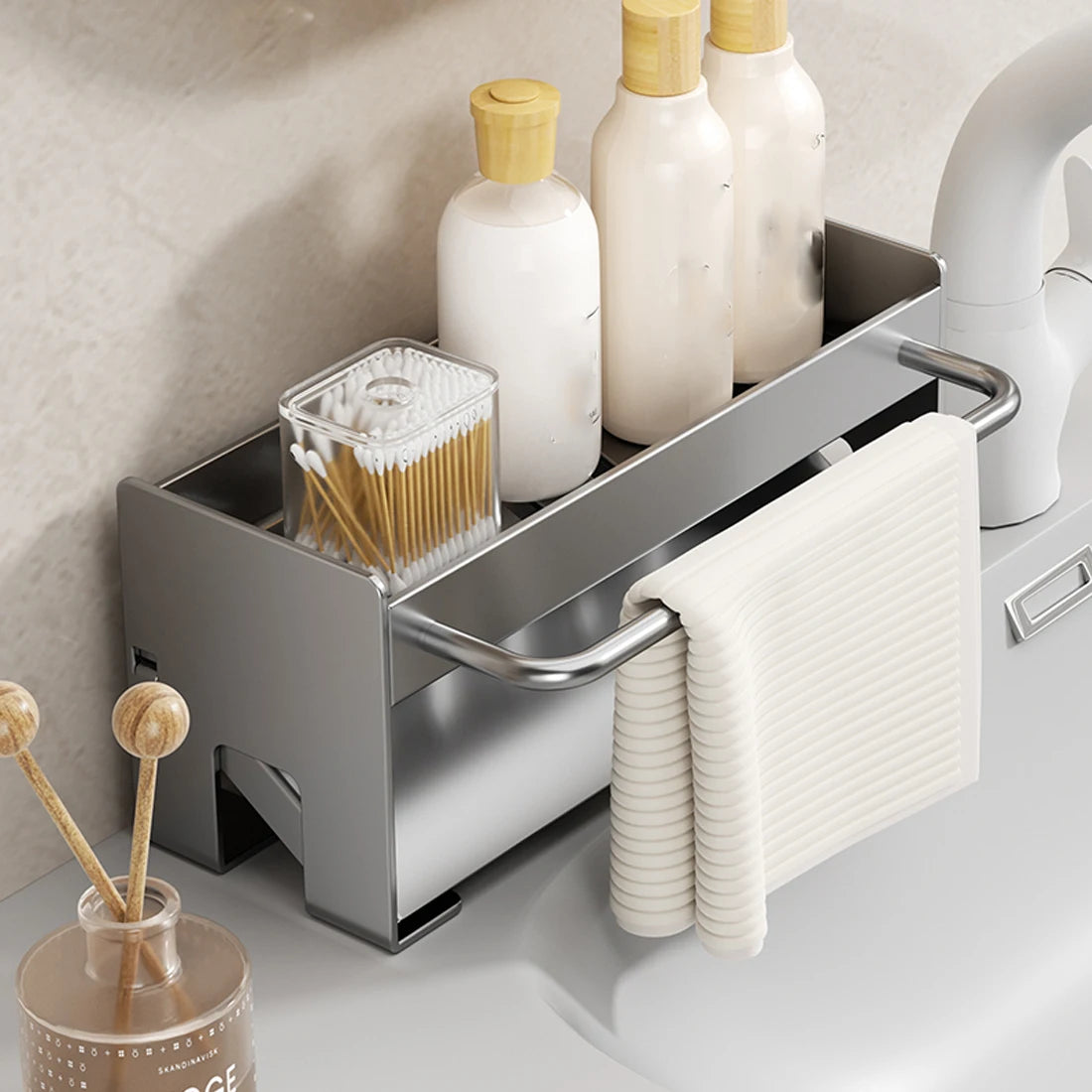 Kitchen Sink Stand Sponge Holder Dish Drainer Organizers Storage Accessories Shelf Storage Organizer Dish Drying Rack Gadgets