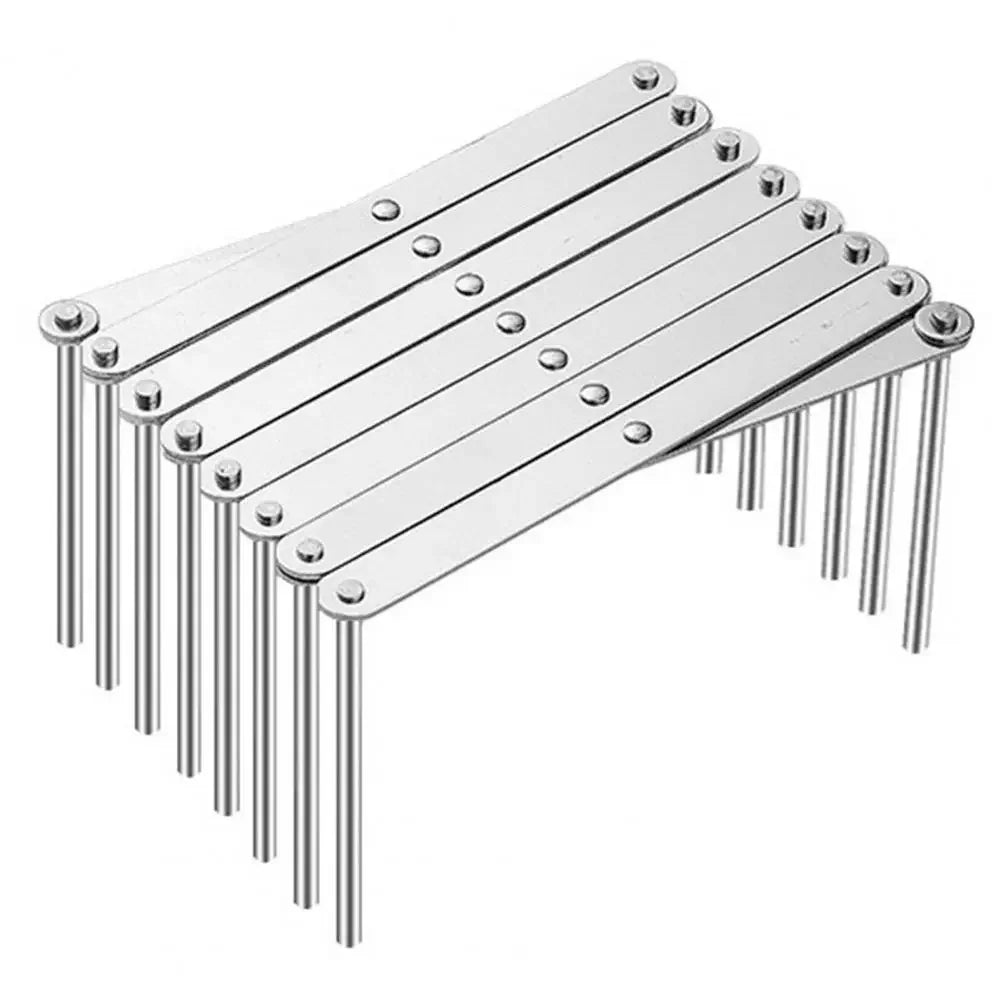 Stainless Steel Pot Lid Holder Retractable Space Saving Multifunctional Dish Plate Bowl Organizer Storage Rack Kitchen Supplies